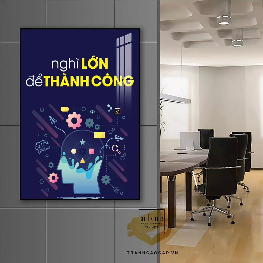 Treo tranh đúng vị trí và độ cao