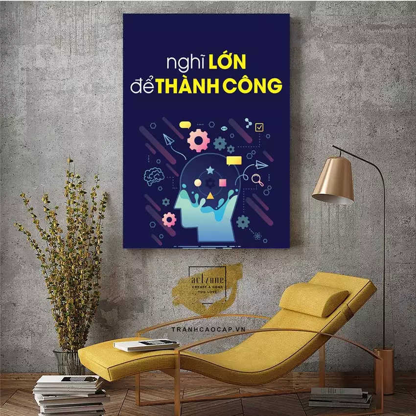 Yếu tố phong thủy trong tranh trang trí văn phòng