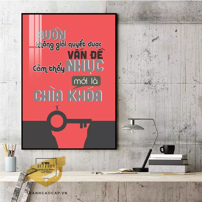 Sự kết hợp màu sắc hài hòa trong tranh động lực
