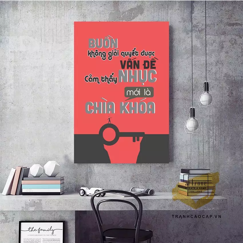 Tranh động lực uy tín nguồn cảm hứng cho không gian làm việc