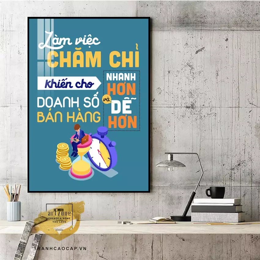Lựa chọn tranh văn phòng cần phù hợp với phong cách thiết kế