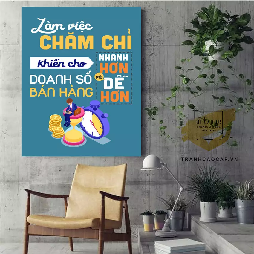 Tranh Mica tạo không gian làm việc chuyên nghiệp và đẳng cấp
