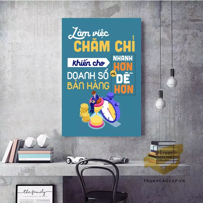 Tranh Mica trừu tượng tạo điểm nhấn sáng tạo cho văn phòng