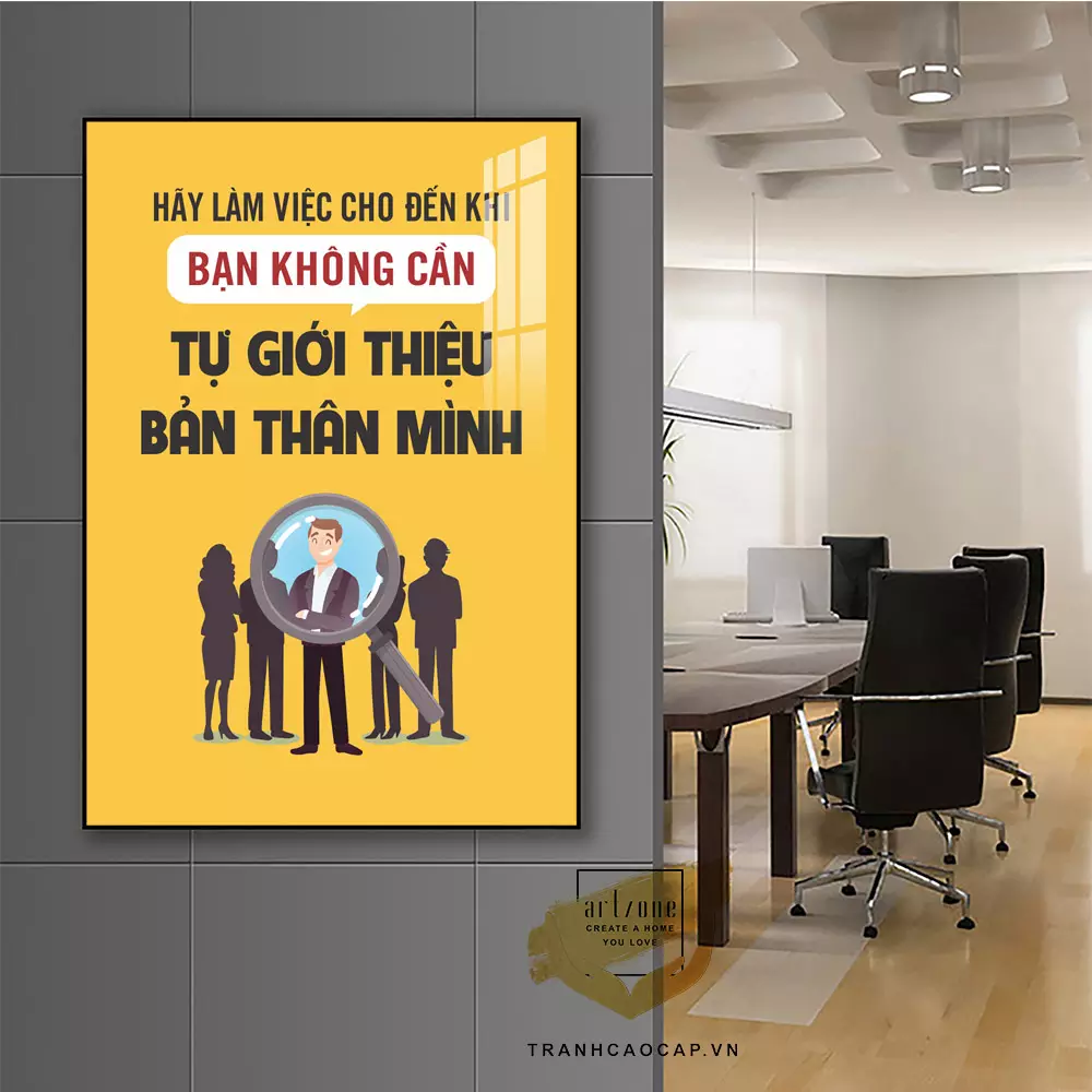 Tranh mica văn phòng - Lựa chọn hoàn hảo cho không gian làm việc
