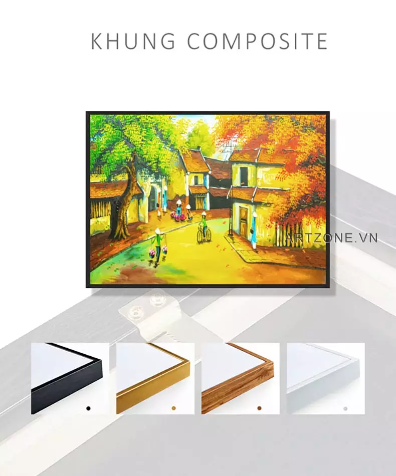 Tranh Hà Nội Xưa trong không gian nội thất