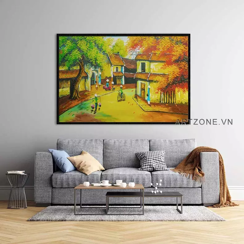 Độ cao treo tranh lý tưởng