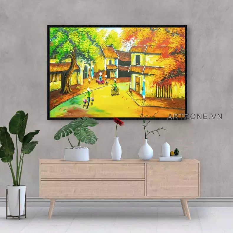 Sự kết nối giữa tranh và không gian