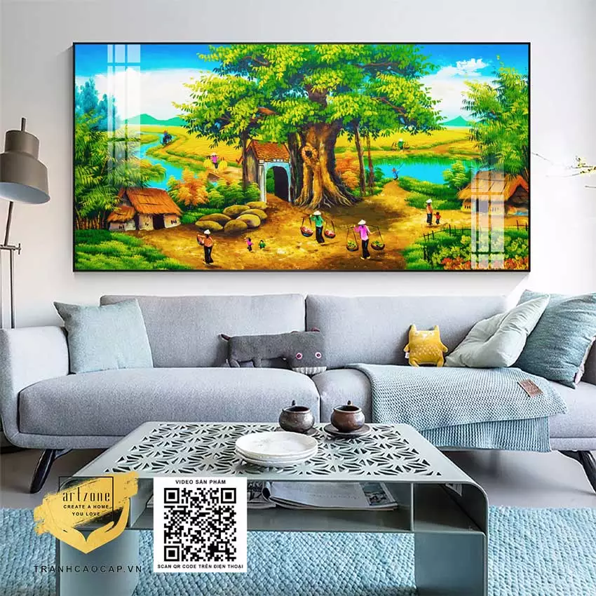 Chọn kích thước tranh phù hợp với không gian