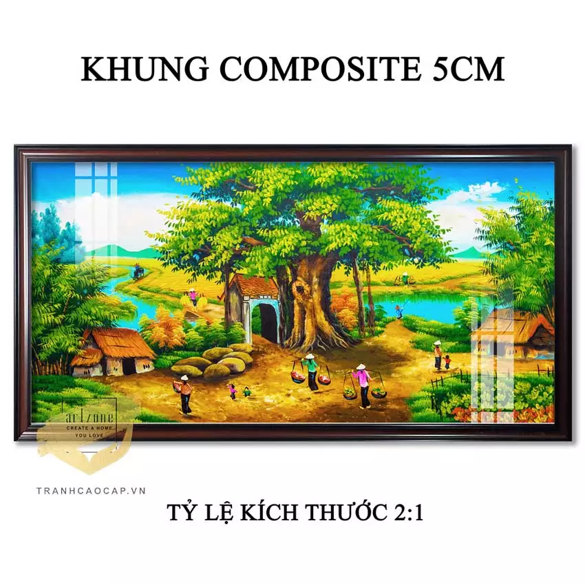 Khung tranh nhôm sang trọng và hiện đại