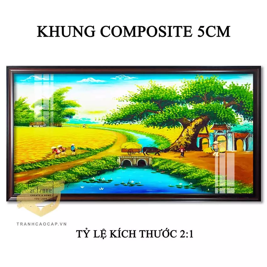 Bộ sưu tập tranh Làng Quê Việt Nam Mica AZ1-0151