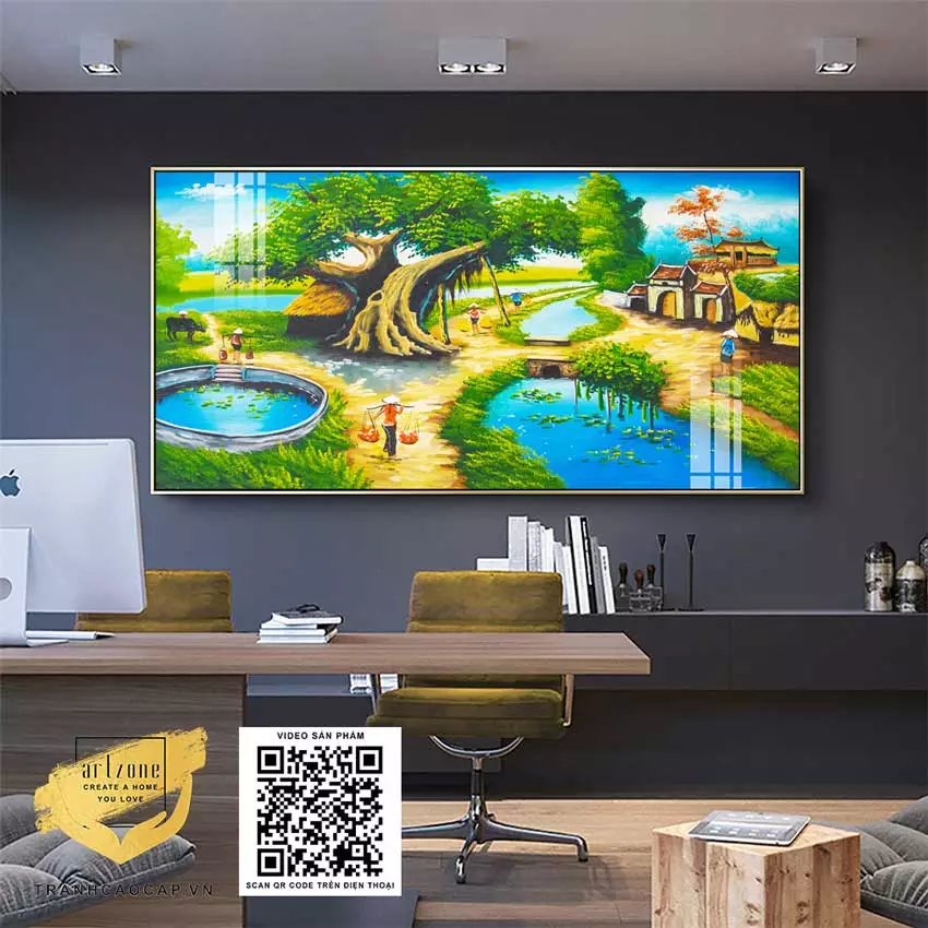 Sự hài hòa giữa tranh và phong cách nội thất