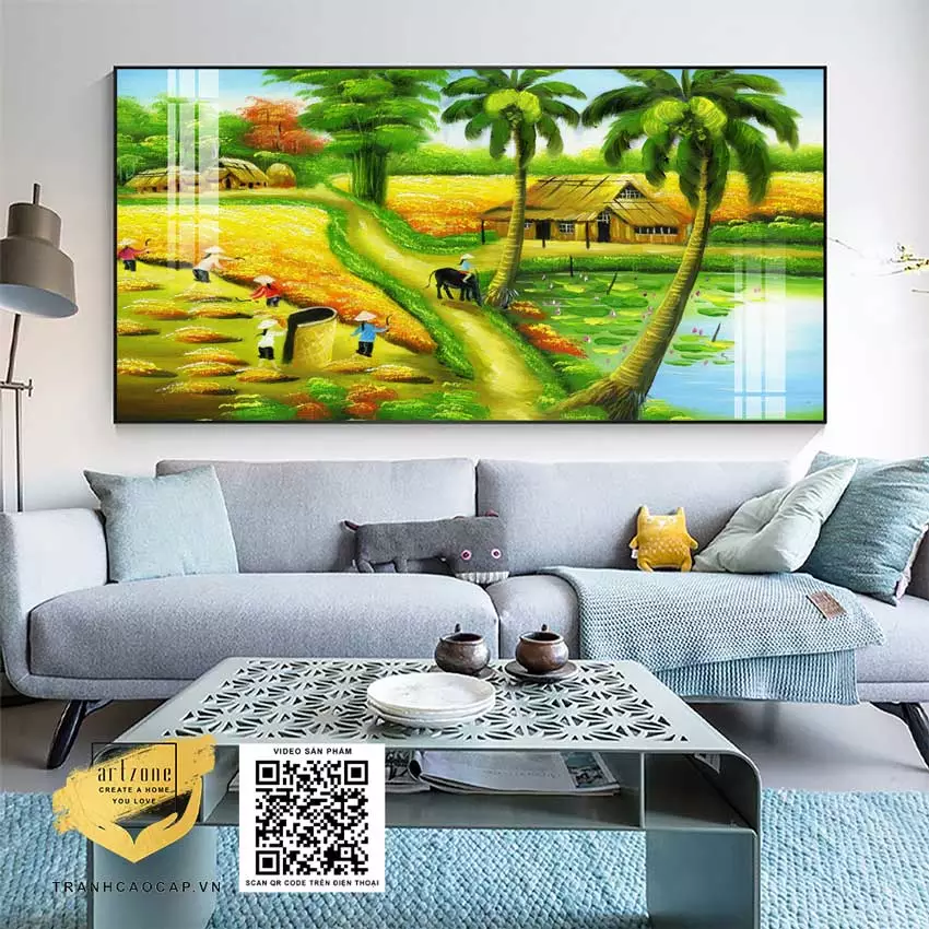 Chọn kích thước tranh phù hợp với không gian