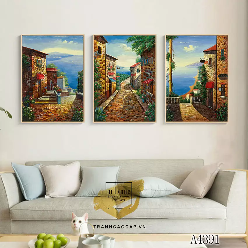 Tranh AZ3-0863 Mica với khung tranh nhôm