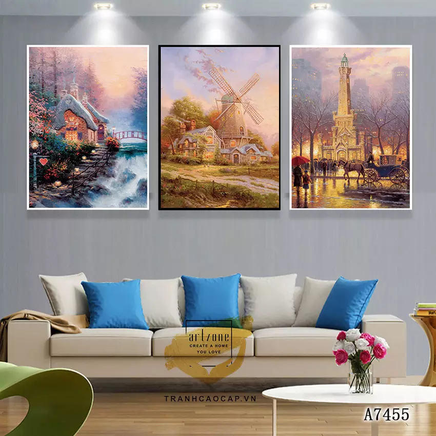 Bức tranh Mica AZ3-0801 trang trí phòng khách