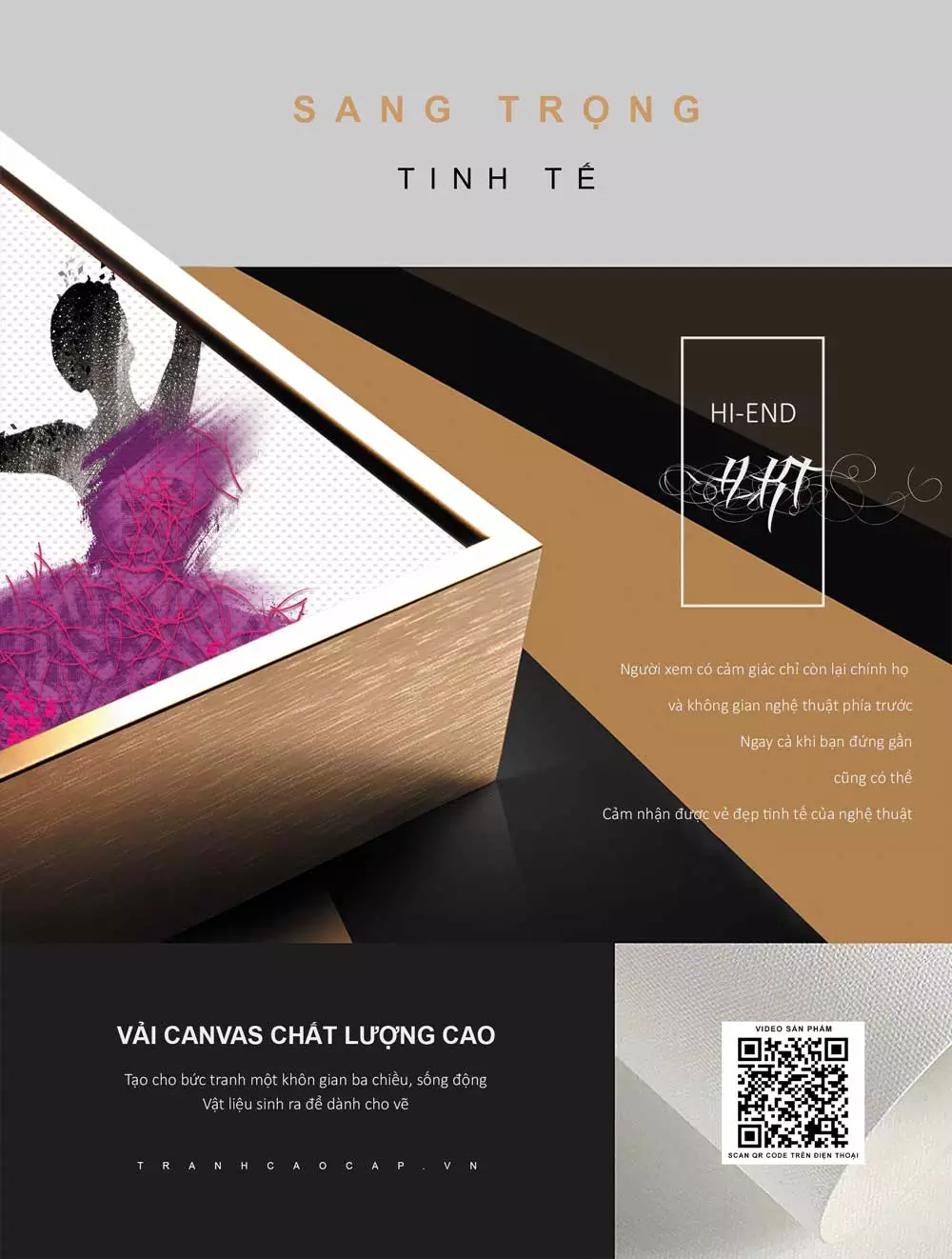 Tranh chân dung thiếu nữ Mica AZ1-0839-MICA trong không gian phòng khách