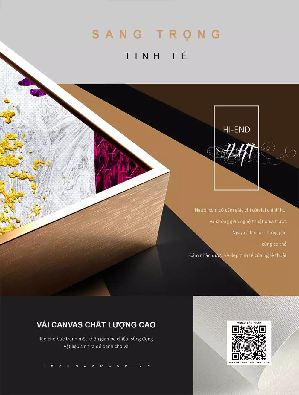 Chi tiết sắc sảo của tranh chân dung mica