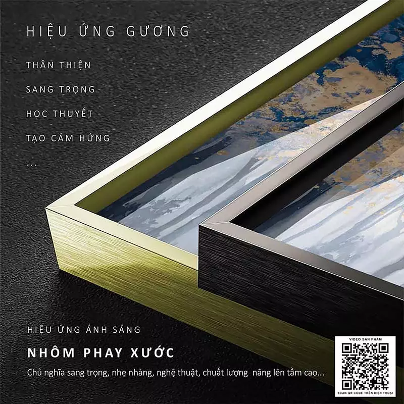 Tranh Mica AZ3-0221 trong phòng khách