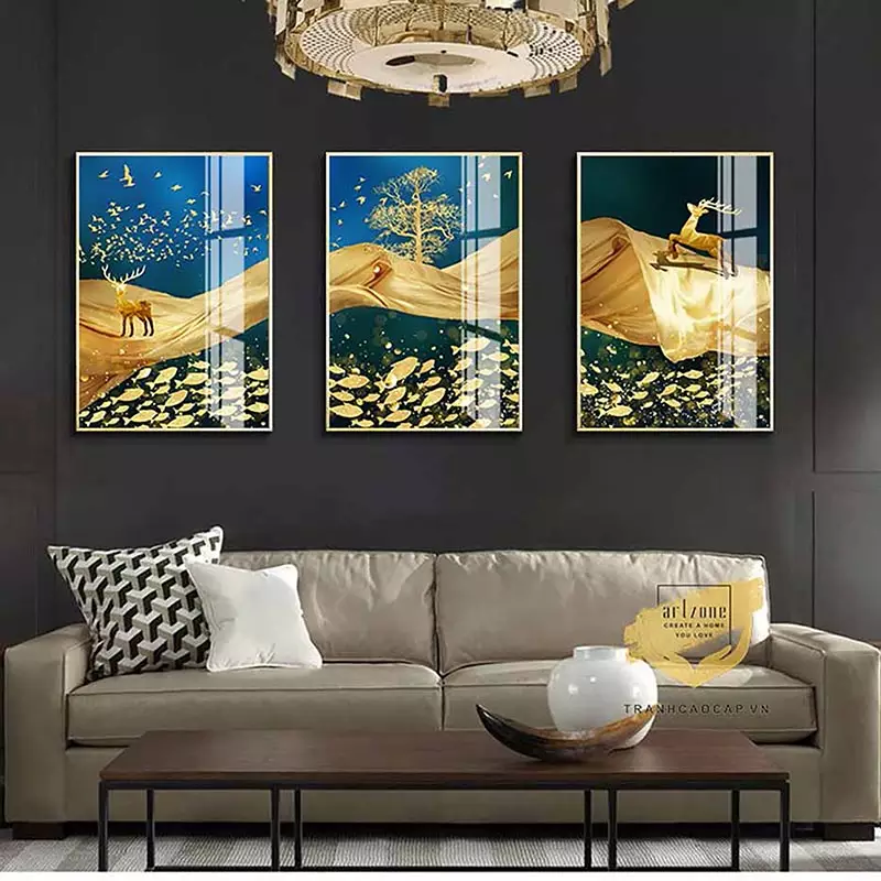Tranh Mica phòng khách 1