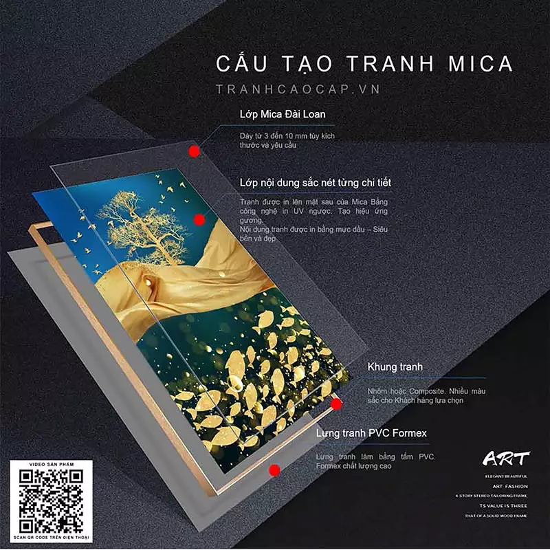 Tranh Mica phòng khách 5