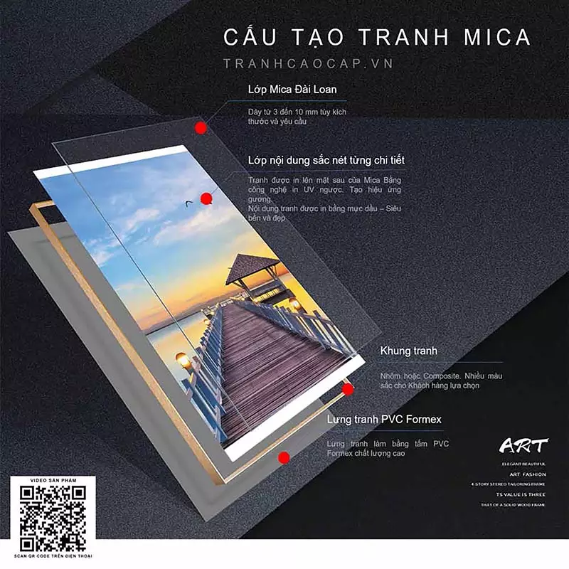 Tranh Mica AZ3-0261 - Góc nhìn 4