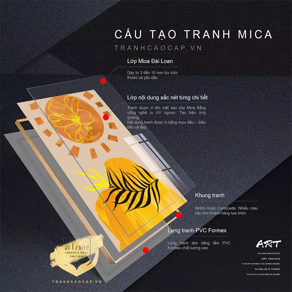 Tranh Mica AZ3-0399 - Tám