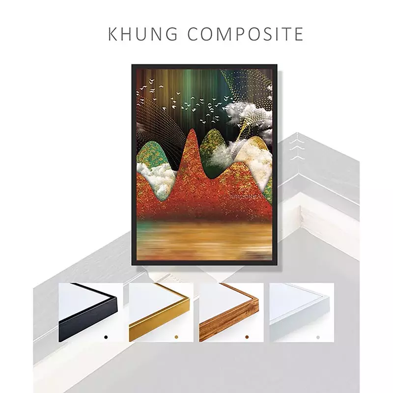 Bức tranh Mica phản chiếu ánh sáng tự nhiên