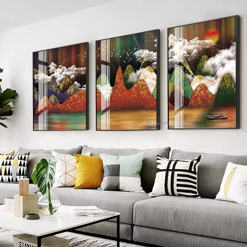 Bức tranh Mica đậm chất nghệ thuật đương đại