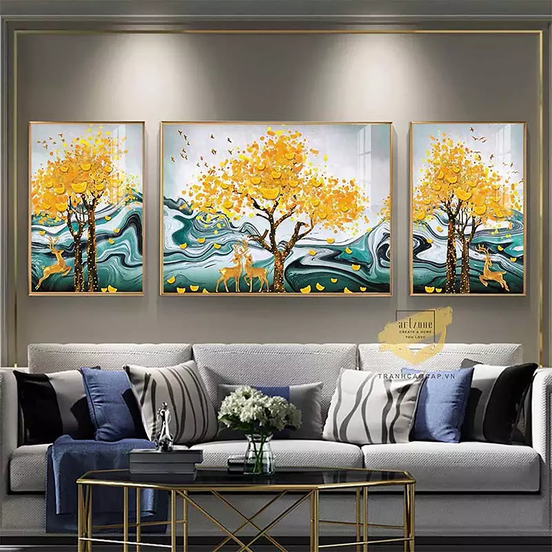 Tranh Mica làm mới không gian sống
