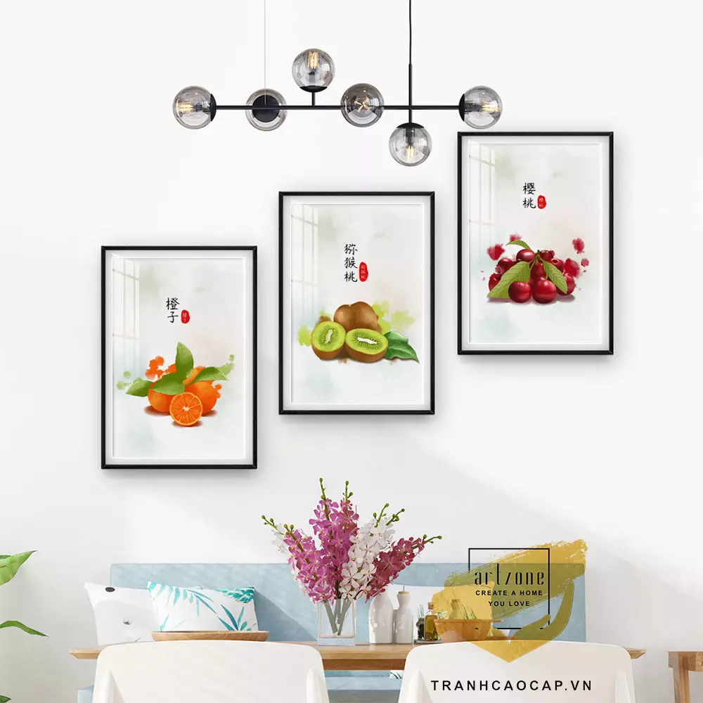 Tranh Mica AZ3-0482 - Ý tưởng trang trí phòng khách