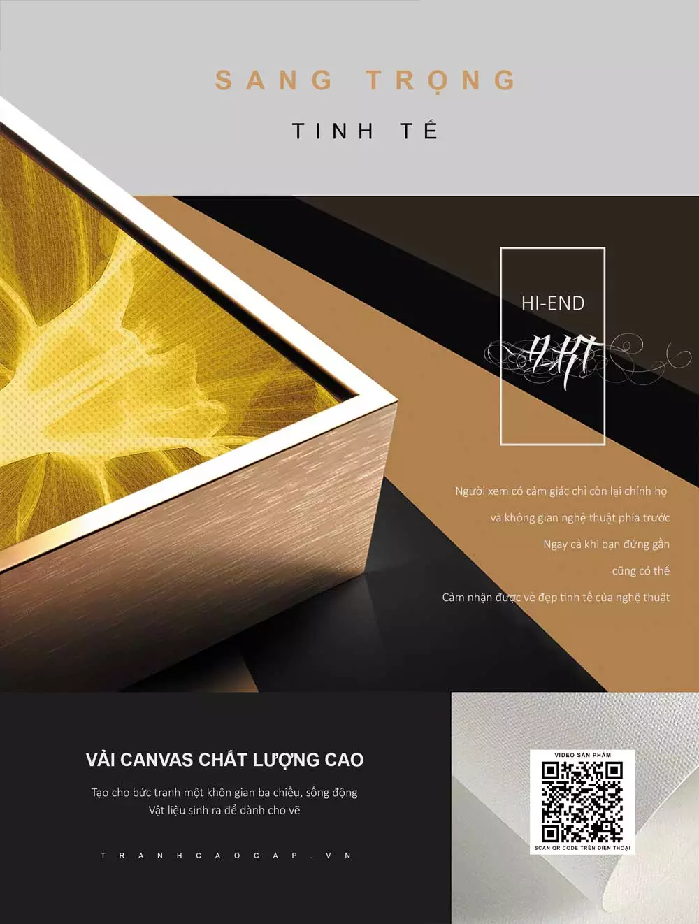 Tranh hoa lá mica – Biểu tượng của vẻ đẹp và sự thịnh vượng