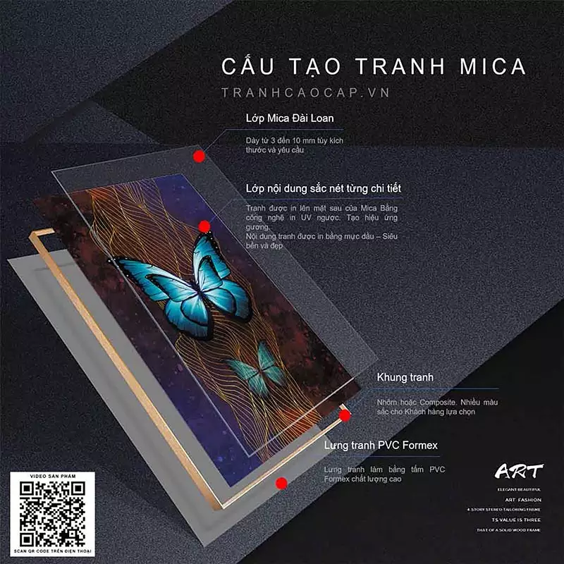 Tranh Mica Chân Dung 4