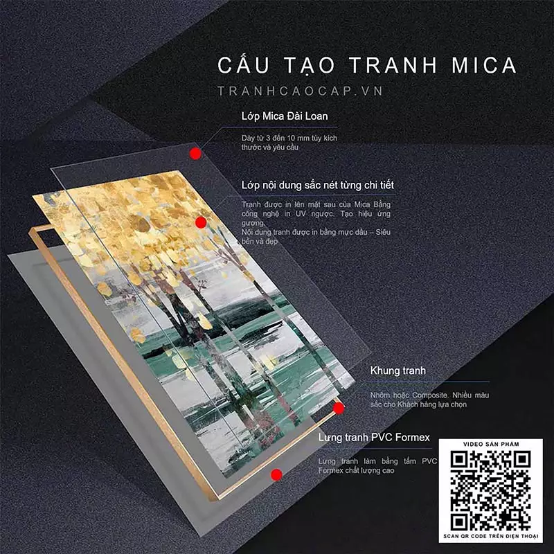 Bức tranh Mica AZ3-0302
