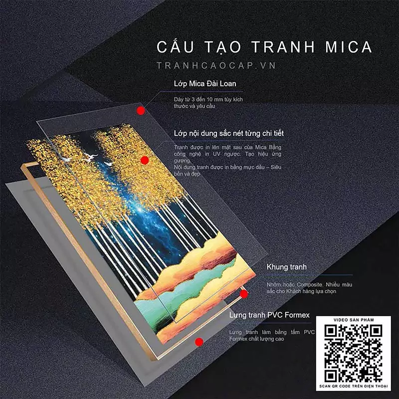 Bức tranh Mica AZ3-0303-1