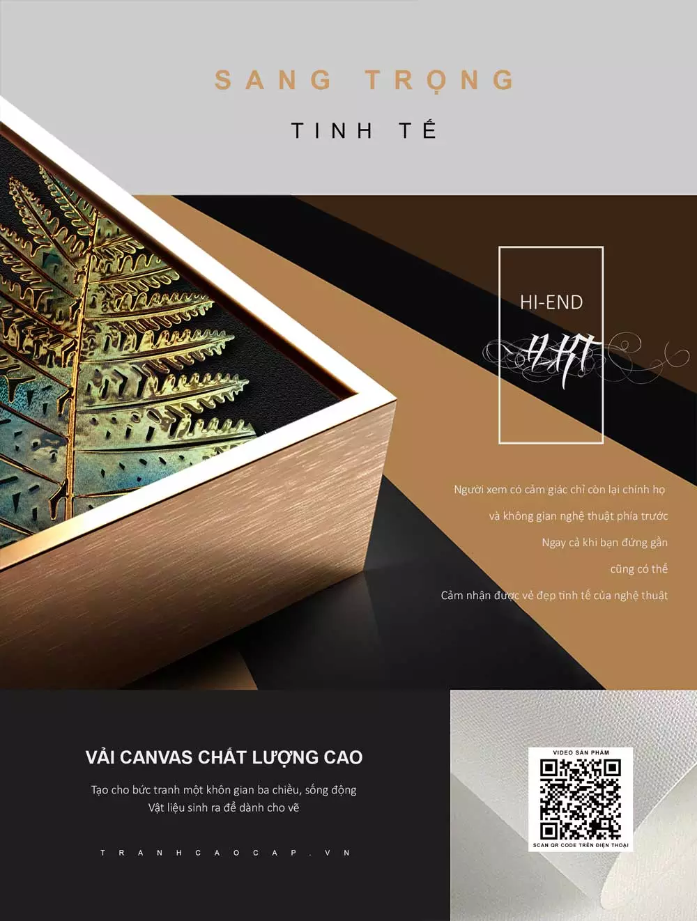 Chi tiết tinh xảo của tranh mica Chiếc lá AZ1-0766-MICA