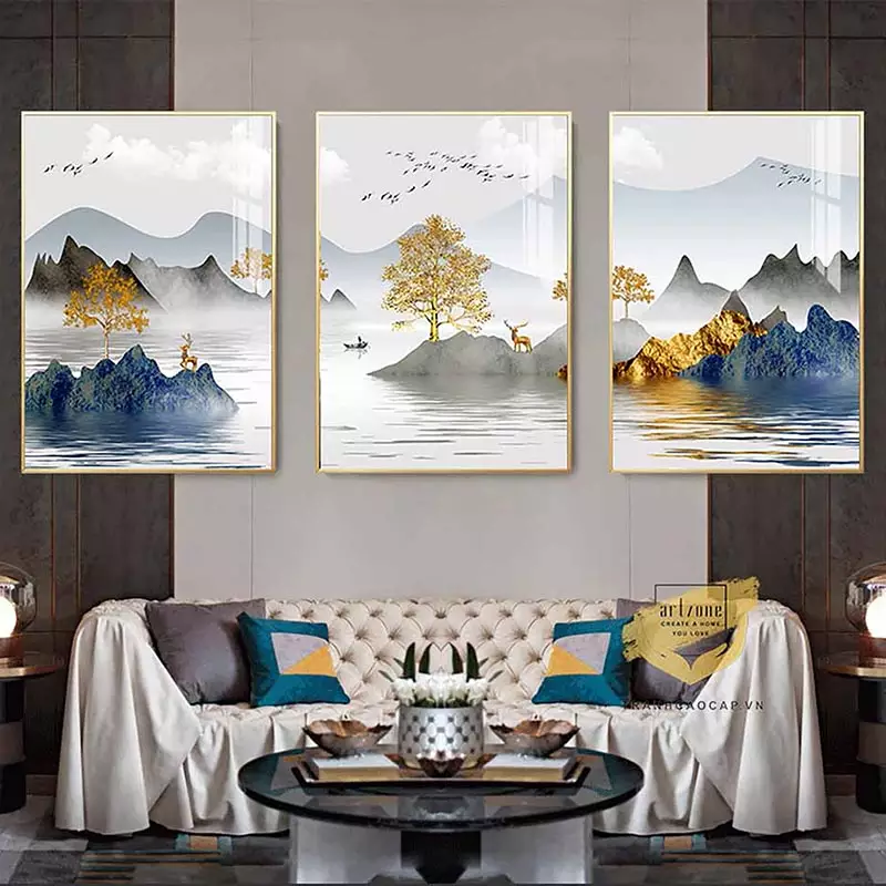 Tranh AZ3-0148 trong không gian sống