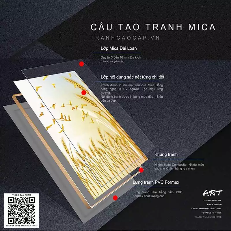 Bức tranh Mica AZ3-0229 - Hình 4