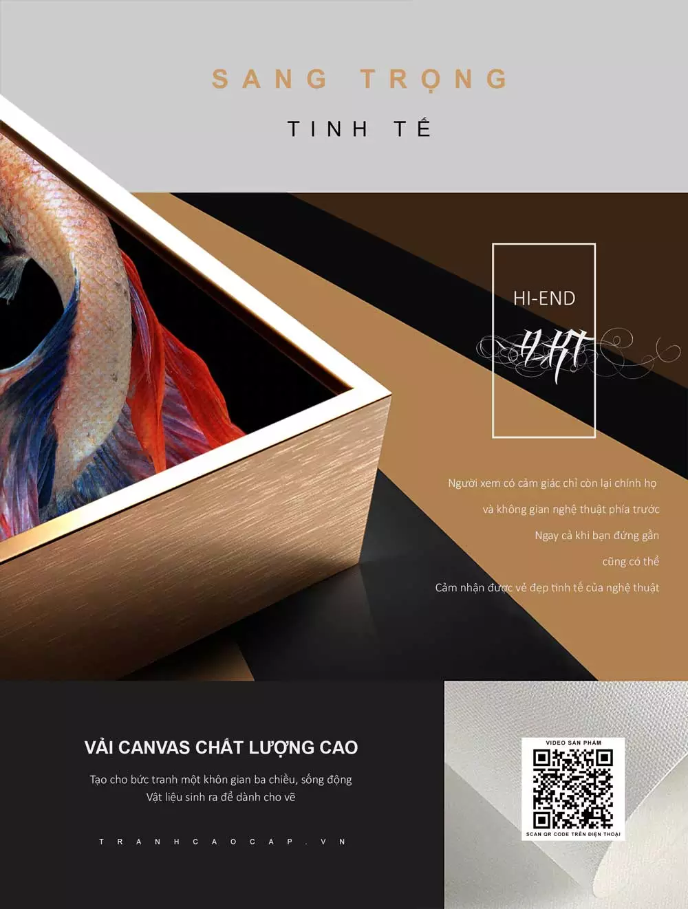 Tranh mica động vật với màu sắc tươi sáng