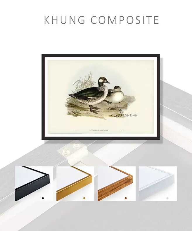 Tranh Mica Chim Pygmy Goose - Vẻ đẹp tự nhiên và sự hòa hợp