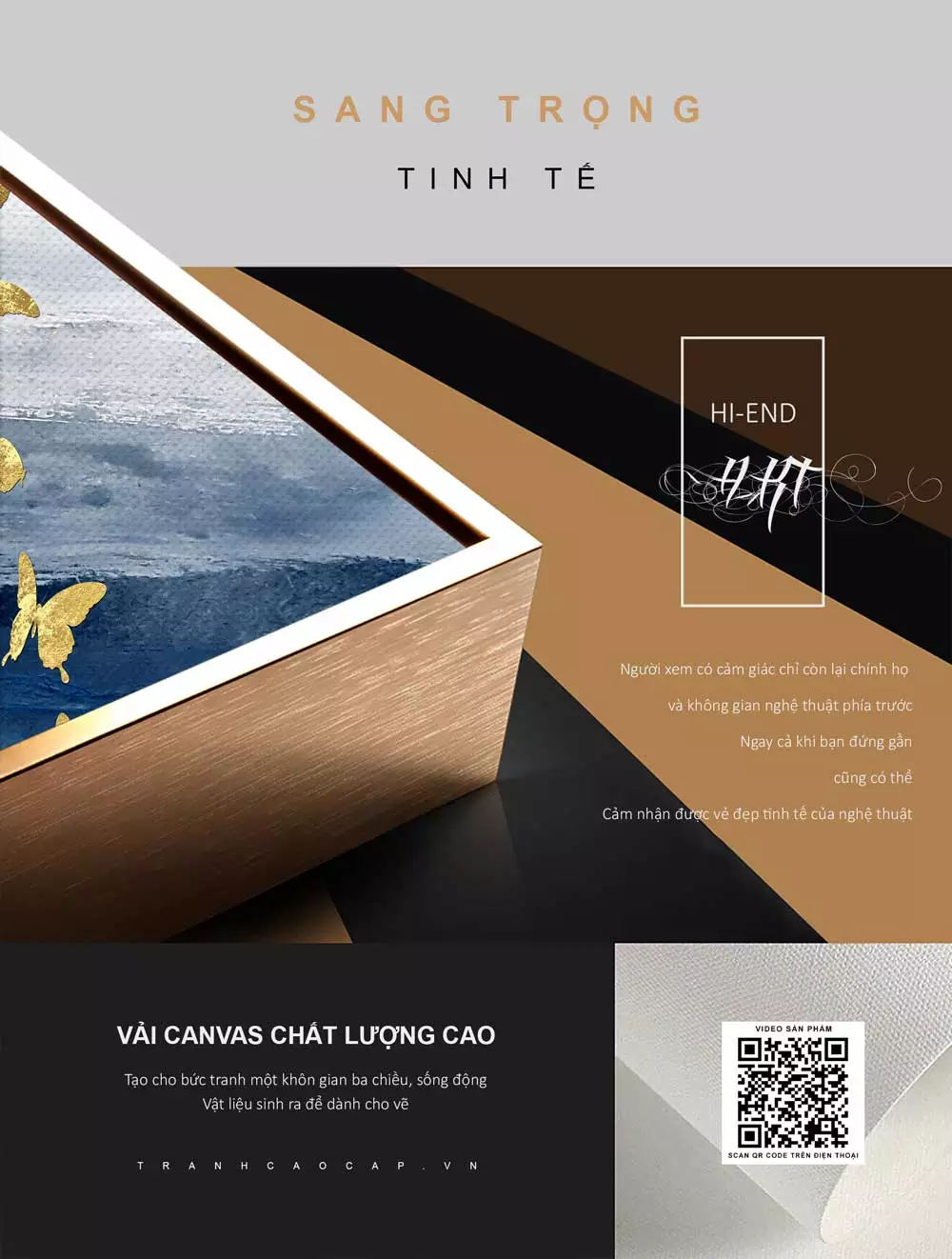 Treo tranh đúng cách để tạo điểm nhấn cho không gian