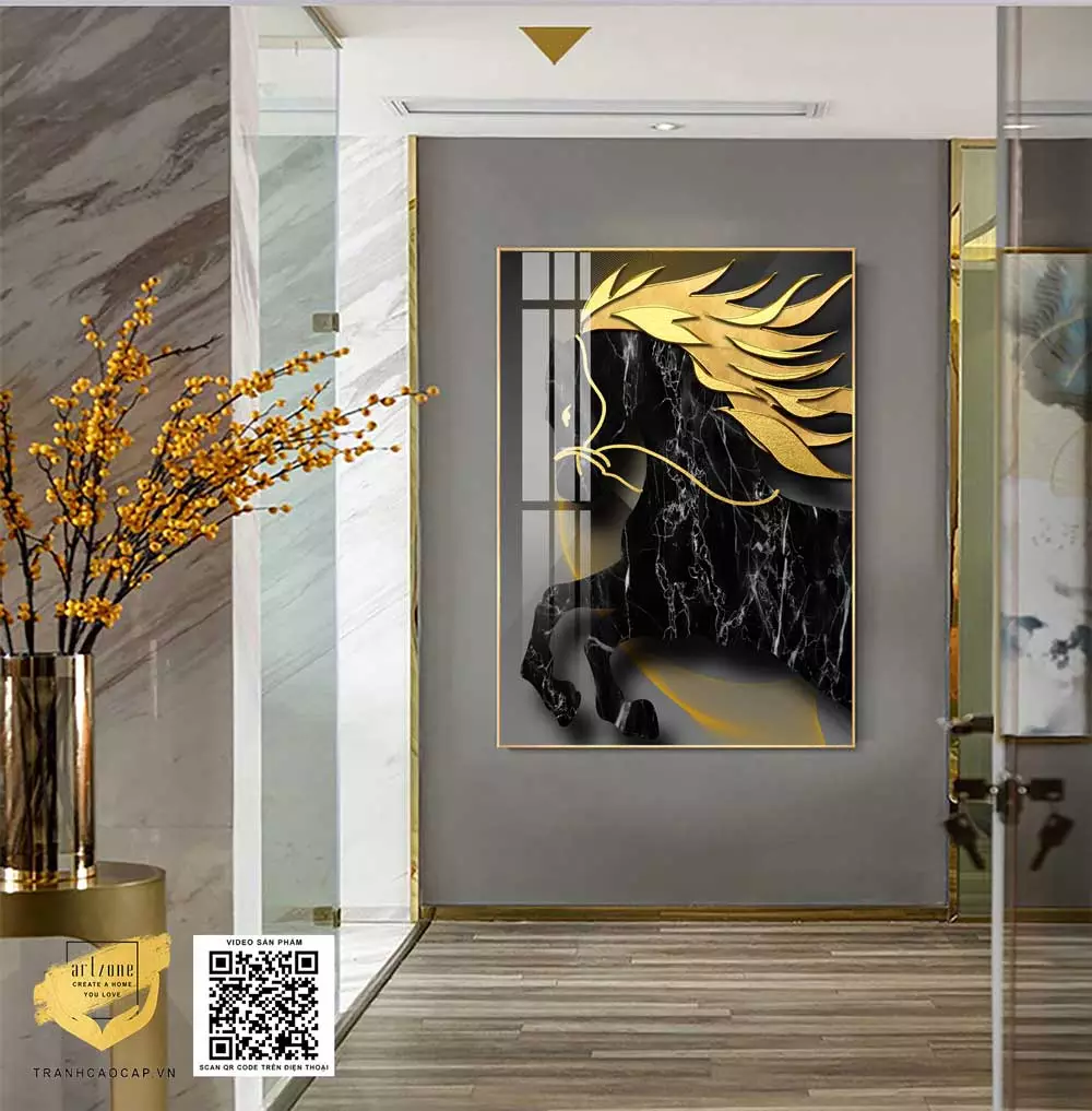 Tranh động vật mica - Biểu tượng của sự thịnh vượng và may mắn