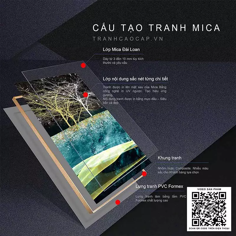 Bức tranh mica AZ3-0269-MICA 2