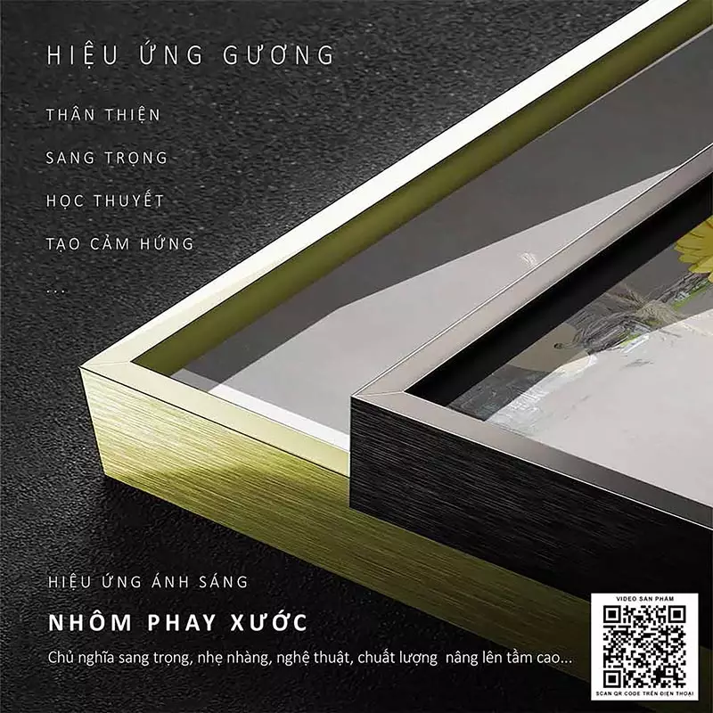 Tranh Mica tạo không gian ấm cúng