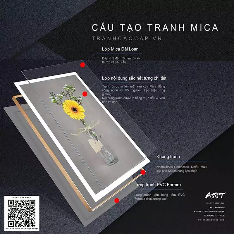 Bức tranh thể hiện sự tinh tế trong nghệ thuật