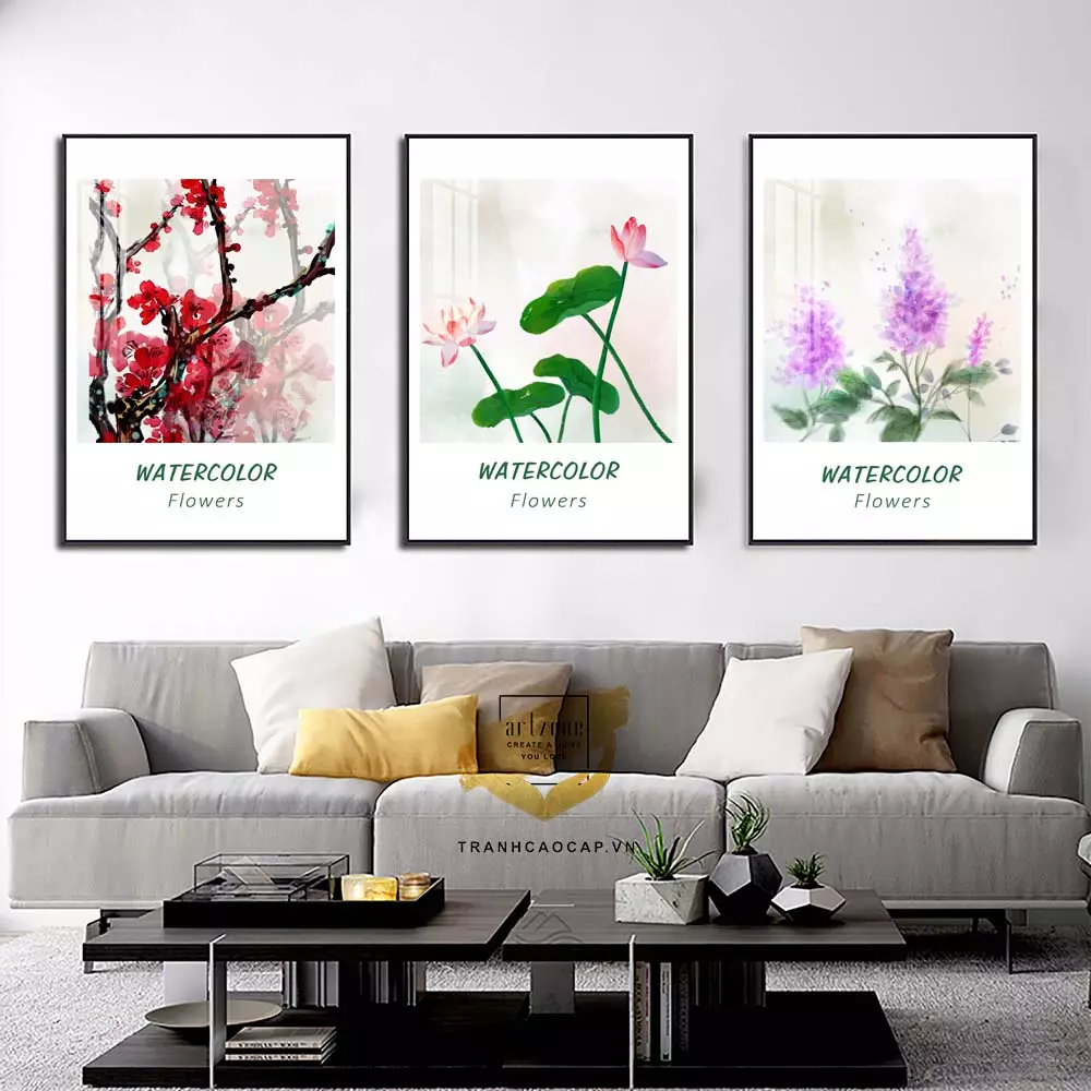 Tranh Mica với những gam màu tươi sáng