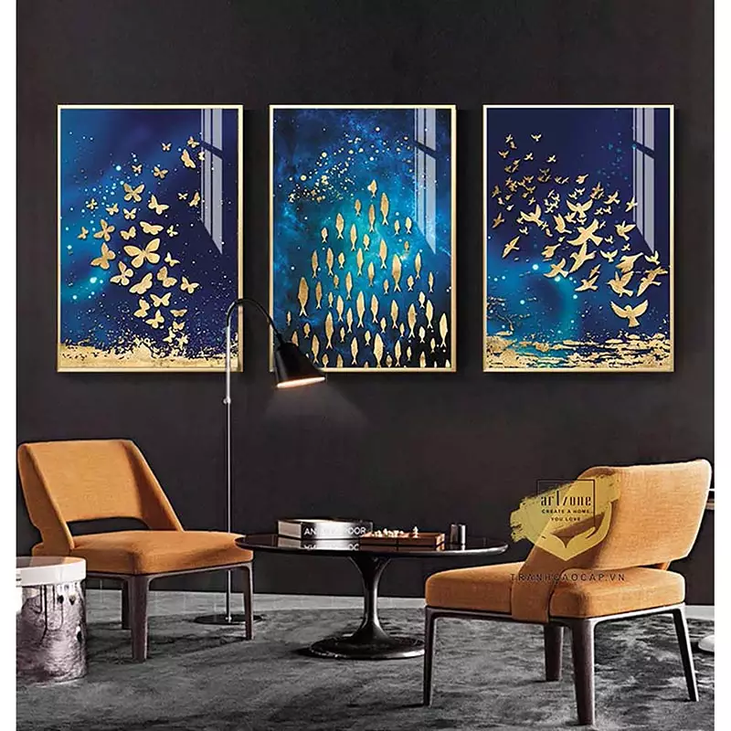 Thêm vẻ đẹp cho ngôi nhà từ tranh Mica