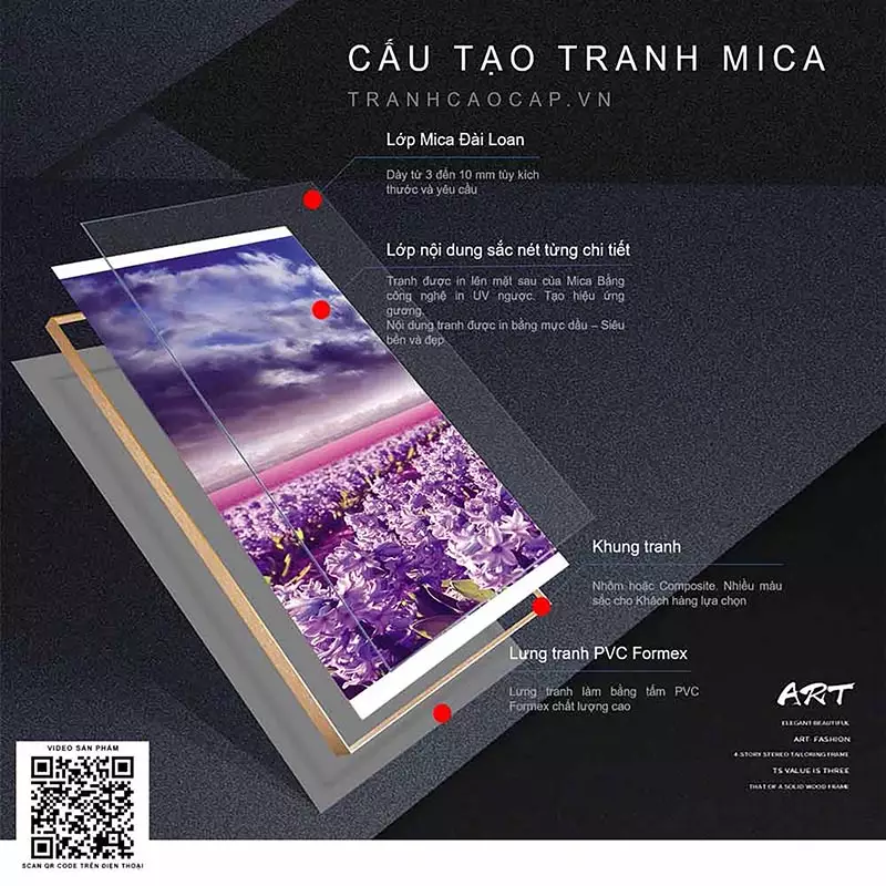 Tranh Mica Hiện Đại 4