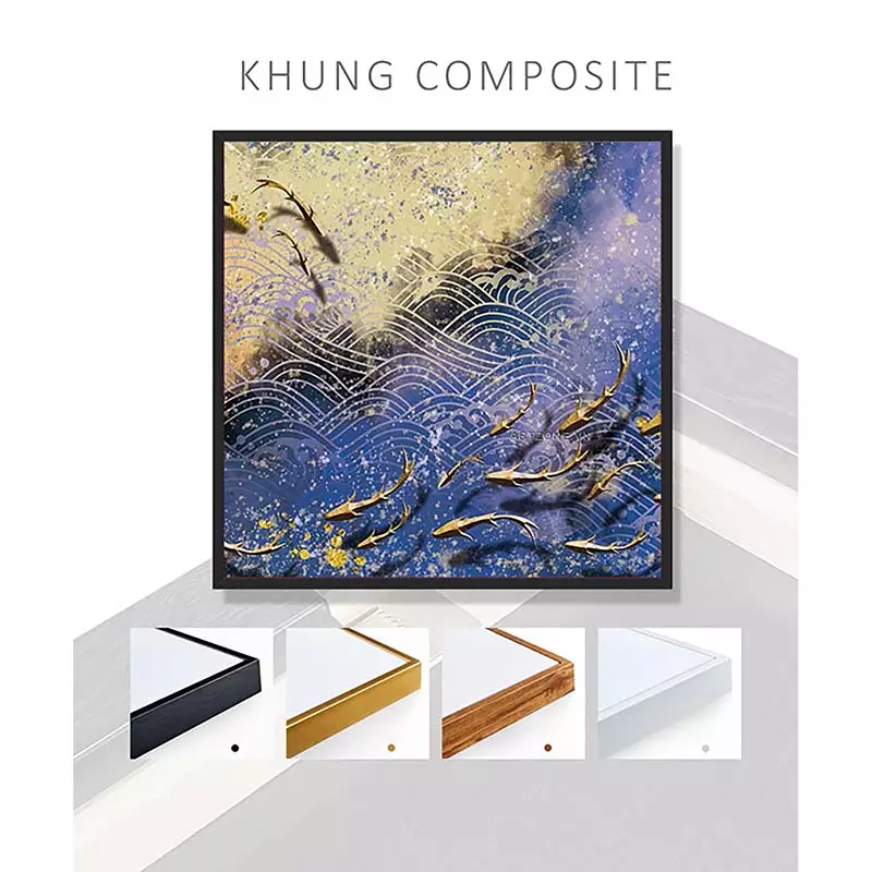 Tranh Mica tạo điểm nhấn cho không gian