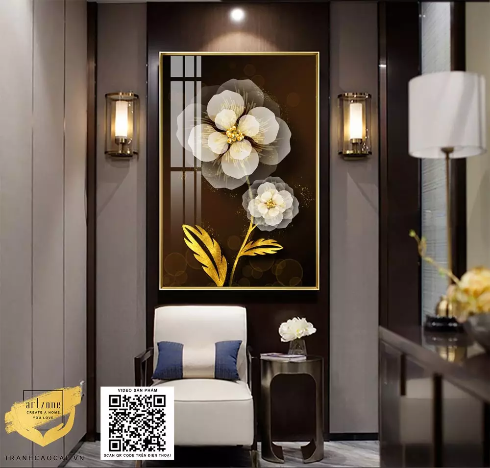 Tranh mica hoa bốn cảnh AZ1-0753