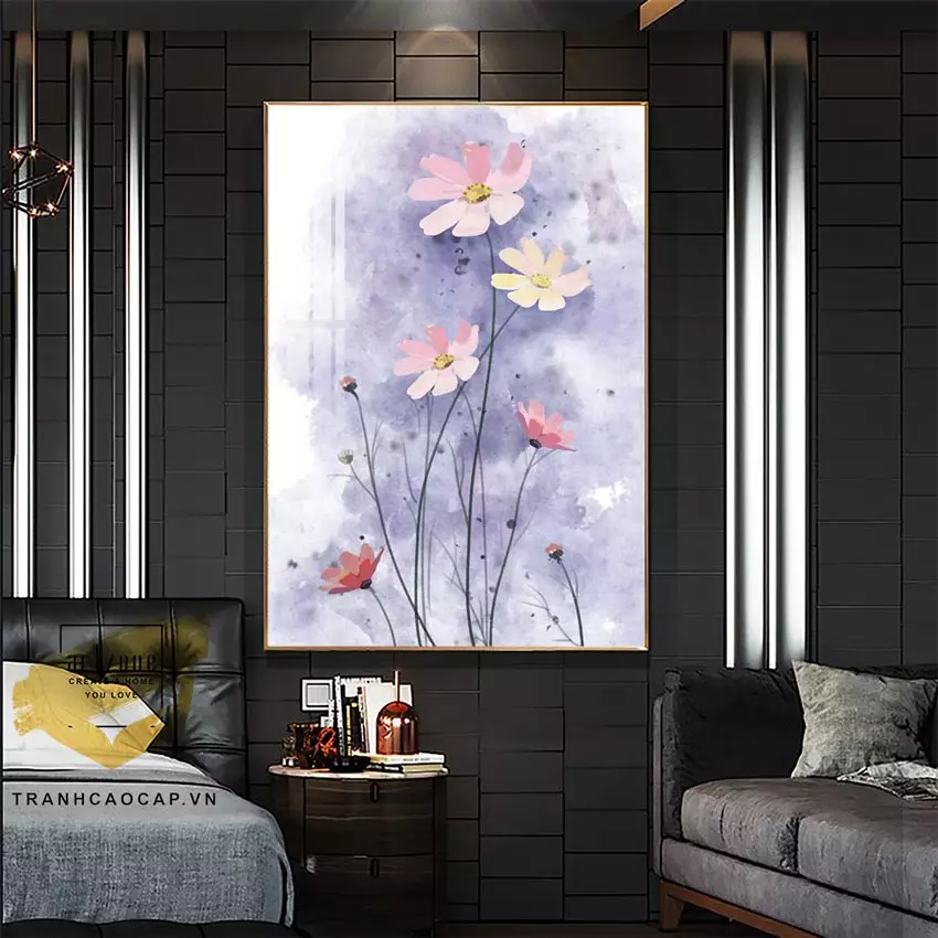 Tranh mica hoa lá nghệ thuật độc đáo