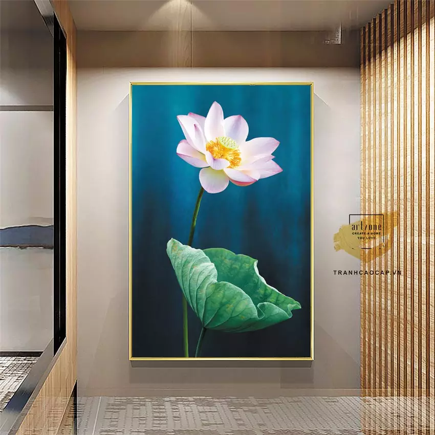Nội dung tranh nhẹ nhàng, thư thái giúp tạo không gian nghỉ ngơi lý tưởng